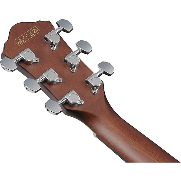 Ibanez AEWC16QA Auditorium Acoustic-Electric Guitar - Transparent Black Sunburst