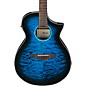 Ibanez AEWC16QA Auditorium Acoustic-Electric Guitar - Transparent Blue Sunburst thumbnail