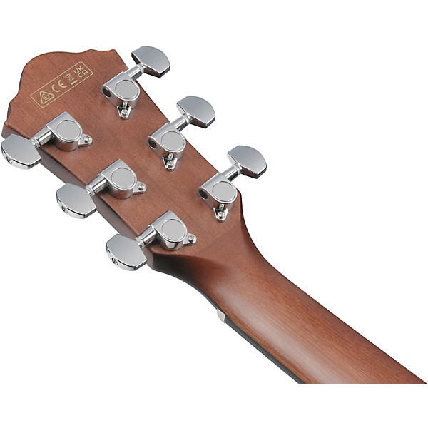 Ibanez AEWC16QA Auditorium Acoustic-Electric Guitar - Transparent Blue Sunburst