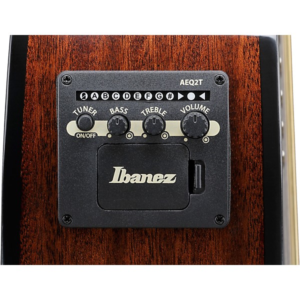 Ibanez AEWC16QA Auditorium Acoustic-Electric Guitar - Transparent Blue Sunburst