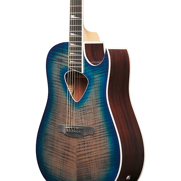 Ibanez ALT50FA Altstar Dreadnought Acoustic-Electric Guitar - Blue Doom Burst