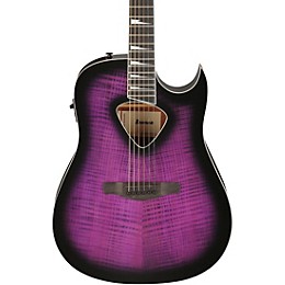 Ibanez ALT50FA Altstar Dreadnought Acoustic-Electric Guitar - Transparent Violet Sunburst
