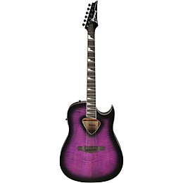 Ibanez ALT50FA Altstar Dreadnought Acoustic-Electric Guitar - Transparent Violet Sunburst