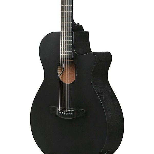 Ibanez AEG621 Auditorium Acoustic-Electric Guitar - Black Out