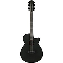 Ibanez AEG1221 Auditorium 12-String Acoustic-Electric Guitar - Black Out