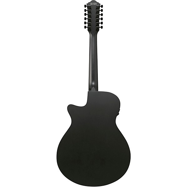 Ibanez AEG1221 Auditorium 12-String Acoustic-Electric Guitar - Black Out