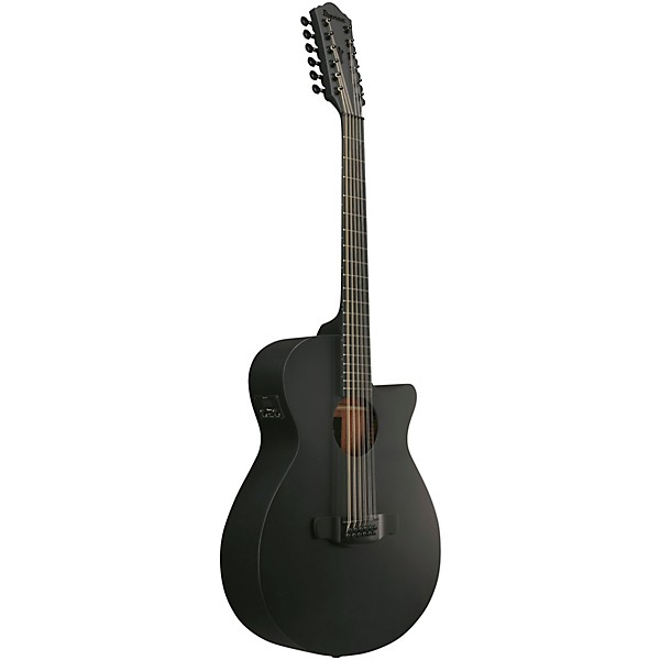 Ibanez AEG1221 Auditorium 12-String Acoustic-Electric Guitar - Black Out