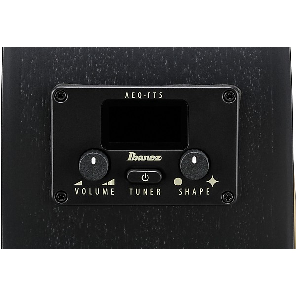 Ibanez AEG1221 Auditorium 12-String Acoustic-Electric Guitar - Black Out