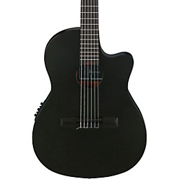 Open Box Ibanez GA621 Nylon-String Acoustic-Electric Guitar - Level 1 Black Out