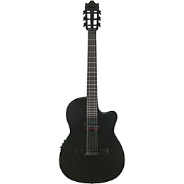 Open Box Ibanez GA621 Nylon-String Acoustic-Electric Guitar - Level 1 Black Out