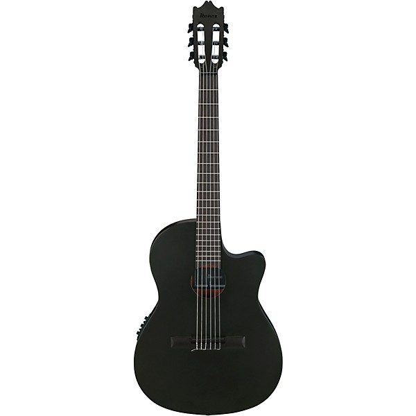 Open Box Ibanez GA621 Nylon-String Acoustic-Electric Guitar - Level 1 Black Out