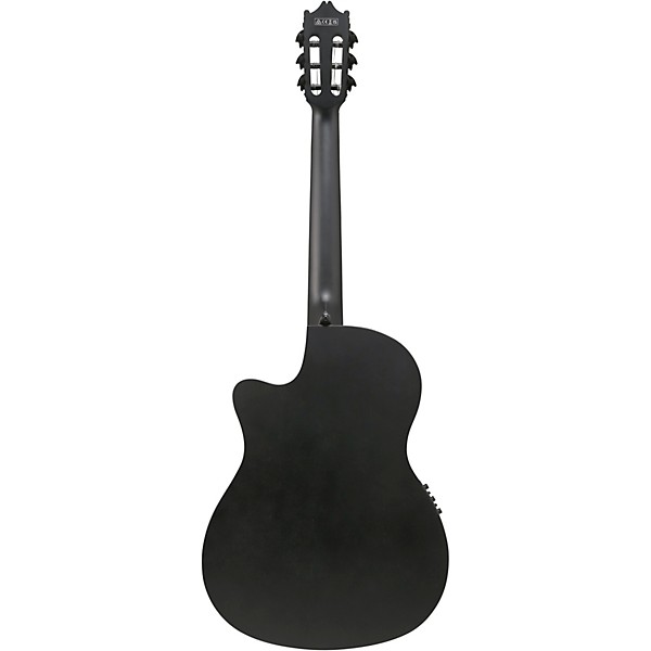 Open Box Ibanez GA621 Nylon-String Acoustic-Electric Guitar - Level 1 Black Out