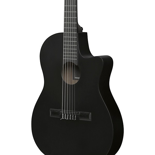 Open Box Ibanez GA621 Nylon-String Acoustic-Electric Guitar - Level 1 Black Out