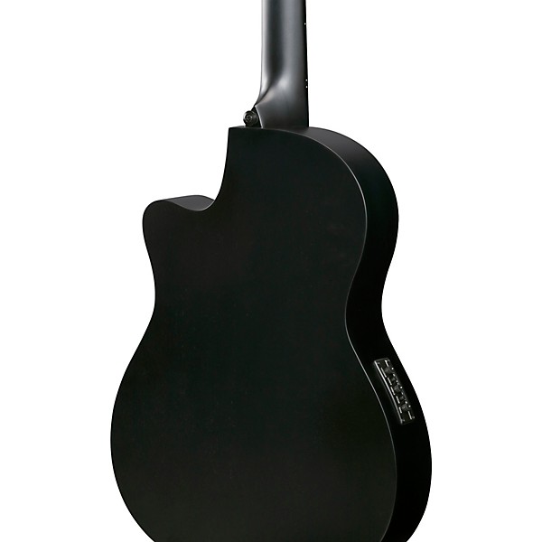 Open Box Ibanez GA621 Nylon-String Acoustic-Electric Guitar - Level 1 Black Out