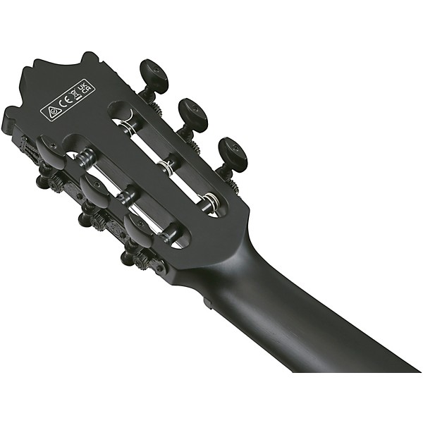 Ibanez GA621 Nylon-String Acoustic-Electric Guitar - Black Out