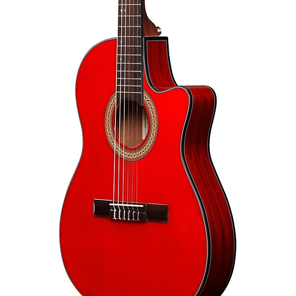 Ibanez GA35TCE Nylon-String Acoustic-Electric Guitar - Sapphire Red