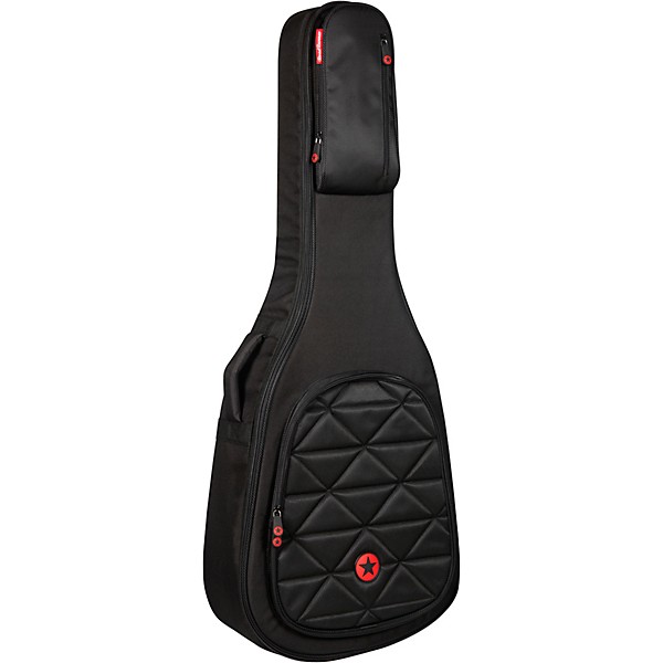 Road Runner Boulevard II Acoustic Guitar Gig Bag w/ PROP-IT Portable Music Stand