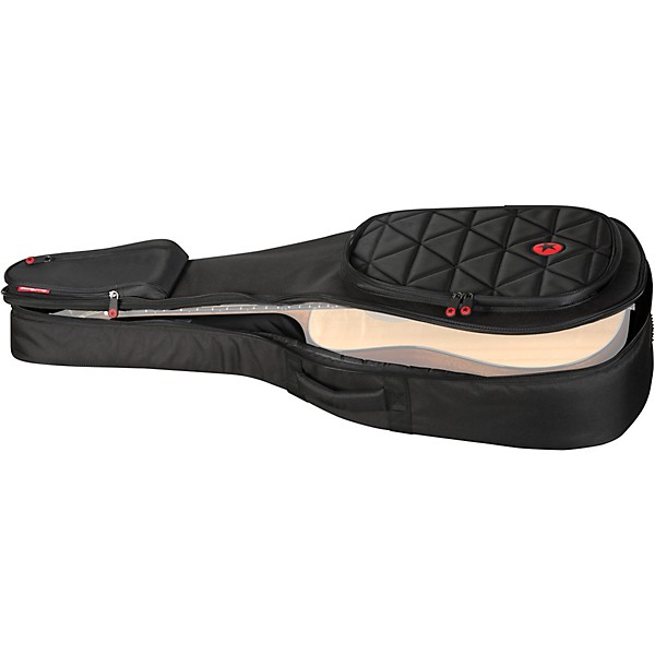 Road Runner Boulevard II Acoustic Guitar Gig Bag w/ PROP-IT Portable Music Stand