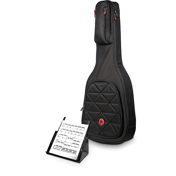 Road Runner Boulevard II Classical Guitar Gig Bag w/ PROP-IT Portable Music Stand