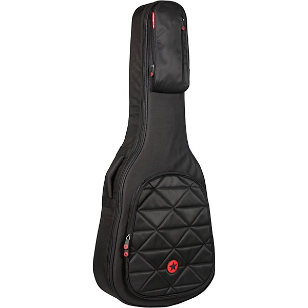 Road Runner Boulevard II OM Acoustic Guitar Gig Bag w/ PROP-IT Portable Music Stand