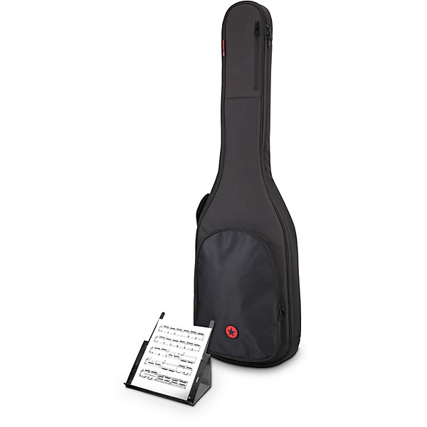 Road Runner Avenue II Electric Bass Gig Bag w/ PROP-IT Portable Music Stand