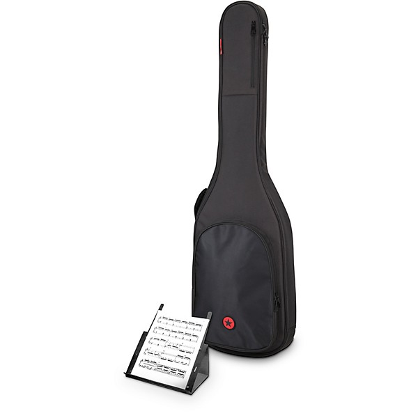 Road Runner Avenue II Electric Bass Gig Bag w/ PROP-IT Portable Music Stand