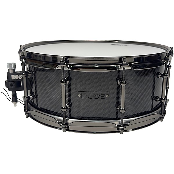 BONE Drums TRUE Carbon Fiber Twill Snare Drum with Nickel Hardware 14 x 8 in.