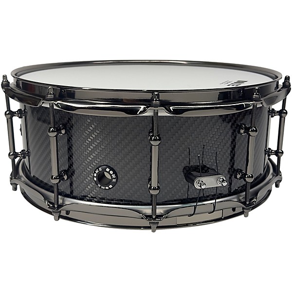 BONE Drums TRUE Carbon Fiber Twill Snare Drum with Nickel Hardware 14 x 8 in.