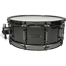 BONE Drums TRUE Carbon Fiber Twill Snare Drum with Nickel Hardware 14 x 6.5 in.
