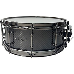 BONE Drums TRUE Carbon Fiber Twill Snare Drum with Nickel Hardware 14 x 6.5 in.