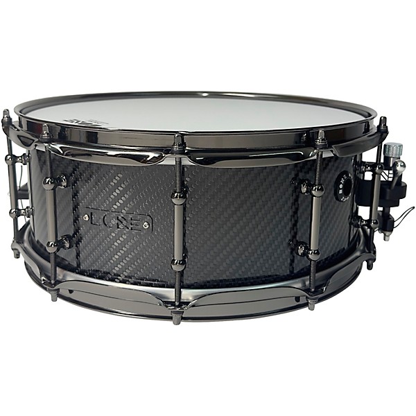 BONE Drums TRUE Carbon Fiber Twill Snare Drum with Nickel Hardware 14 x 6.5 in.