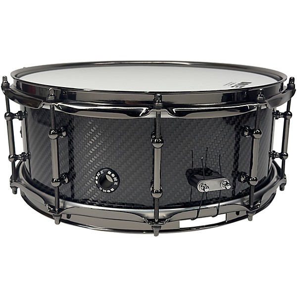 BONE Drums TRUE Carbon Fiber Twill Snare Drum with Nickel Hardware 14 x 6.5 in.