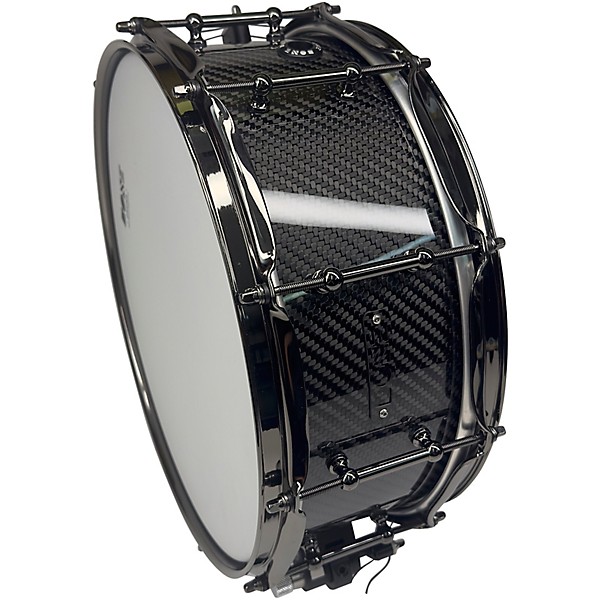 BONE Drums TRUE Carbon Fiber Twill Snare Drum with Nickel Hardware 14 x 6.5 in.