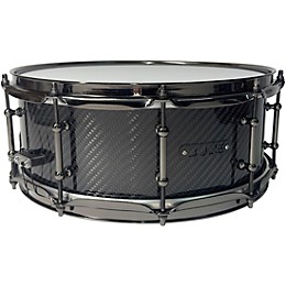 BONE Drums TRUE Carbon Fiber Twill Snare Drum with Nickel Hardware 14 x 5.5 in.