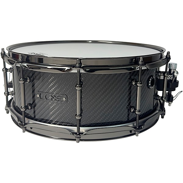 BONE Drums TRUE Carbon Fiber Twill Snare Drum with Nickel Hardware 14 x 5.5 in.