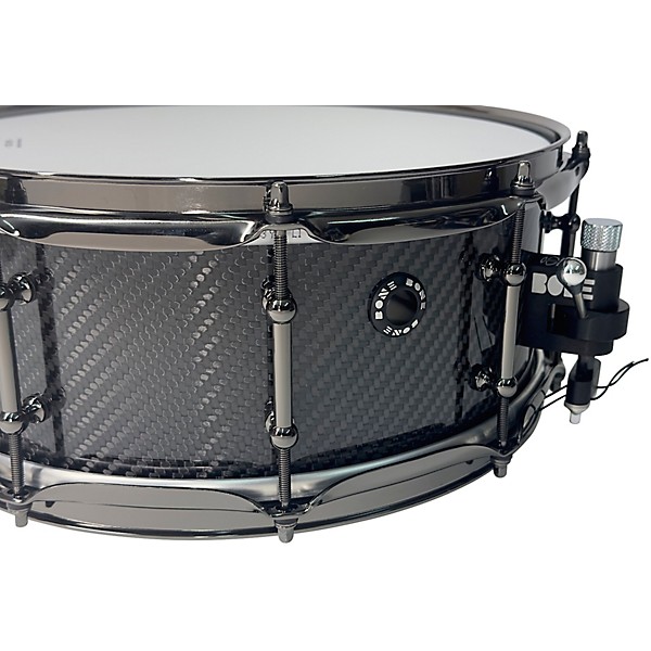 BONE Drums TRUE Carbon Fiber Twill Snare Drum with Nickel Hardware 14 x 5.5 in.