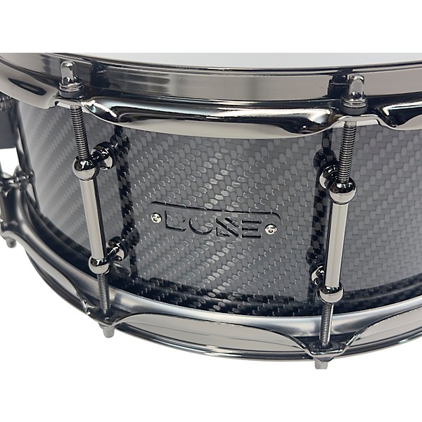 BONE Drums TRUE Carbon Fiber Twill Snare Drum with Nickel Hardware 14 x 5.5 in.