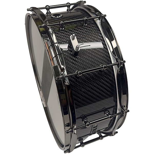BONE Drums TRUE Carbon Fiber Twill Snare Drum with Nickel Hardware 14 x 5.5 in.