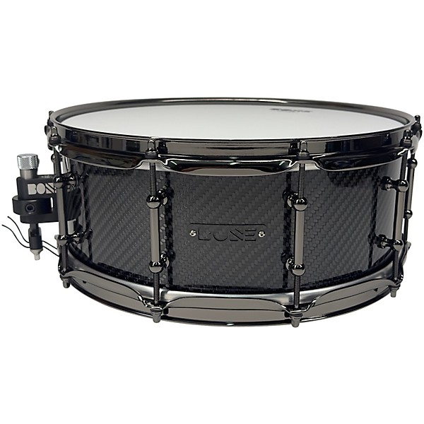 BONE Drums TRUE Carbon Fiber Twill Snare Drum with Nickel Hardware 14 x 4.5 in.