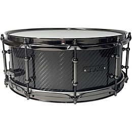 BONE Drums TRUE Carbon Fiber Twill Snare Drum with Nickel Hardware 14 x 4.5 in.