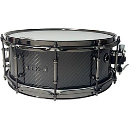 BONE Drums TRUE Carbon Fiber Twill Snare Drum with Nickel Hardware 14 x 4.5 in.