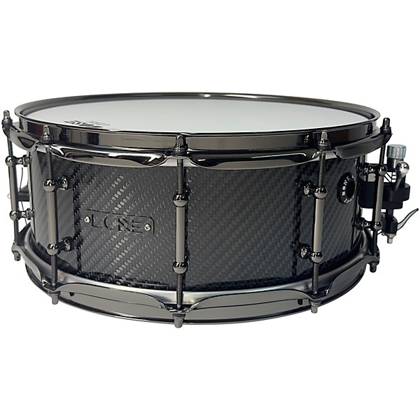 BONE Drums TRUE Carbon Fiber Twill Snare Drum with Nickel Hardware 14 x 4.5 in.