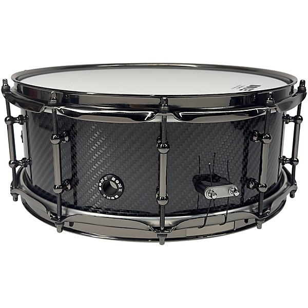BONE Drums TRUE Carbon Fiber Twill Snare Drum with Nickel Hardware 14 x 4.5 in.
