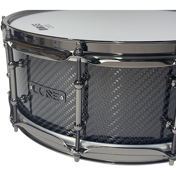 BONE Drums TRUE Carbon Fiber Twill Snare Drum with Nickel Hardware 14 x 4.5 in.