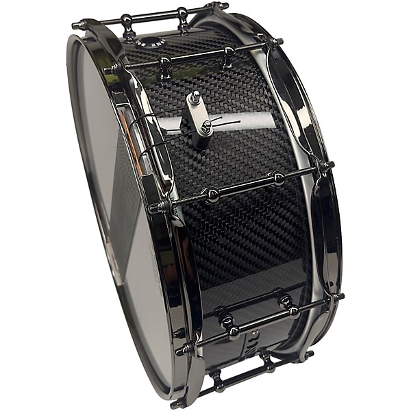 BONE Drums TRUE Carbon Fiber Twill Snare Drum with Nickel Hardware 14 x 4.5 in.
