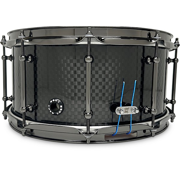 BONE Drums TRUE Carbon Fiber Wide Plain Snare Drum with Nickel Hardware 14 x 4.5 in.