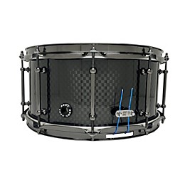 BONE Drums TRUE Carbon Fiber Wide Plain Snare Drum with Nickel Hardware 14 x 6.5 in.