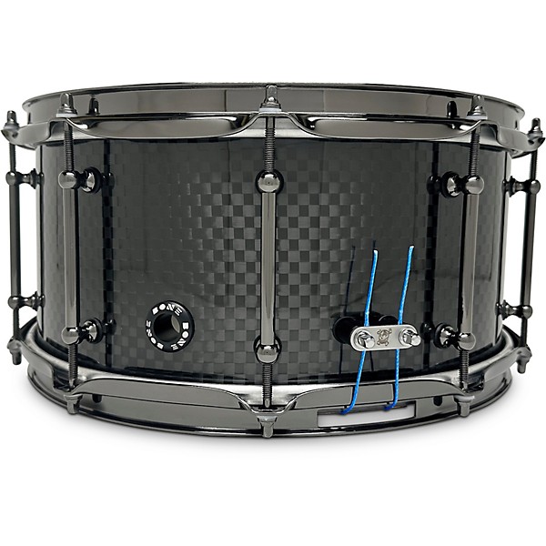 BONE Drums TRUE Carbon Fiber Wide Plain Snare Drum with Nickel Hardware 14 x 5.5 in.