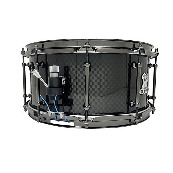 BONE Drums TRUE Carbon Fiber Wide Plain Snare Drum with Nickel Hardware 14 x 5.5 in.