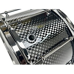 BONE Drums TRUE Carbon Fiber Wide Plain Snare Drum with Nickel Hardware 14 x 5.5 in.